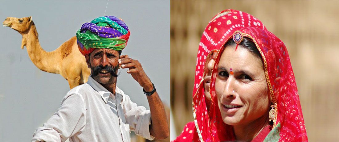 Circuit sari turban Rajasthan Inde - Voyage au nord